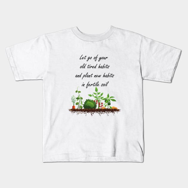 gardening Kids T-Shirt by ART&LINES